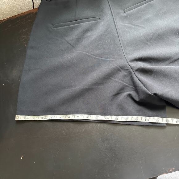 Abercrombie Fitch Shorts Women 14 Trouser Ultra High Sloane Black Curve Love NWT - Picture 8 of 9